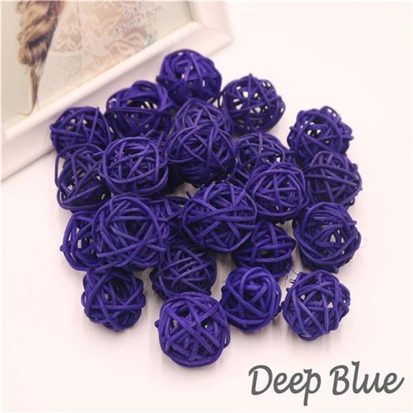 

15шт 4 см симпатичный ротанг мяч diy sepak takraw деревянные украшения рождества день рождения свадьба украшения на вечеринке 15 шт. 4см wmt