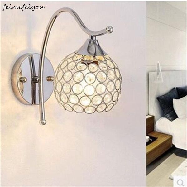 

wall lamp light fixtures with crystal polished chrome finish,bedside light,wall sconce for living room bedroom hallway and closed