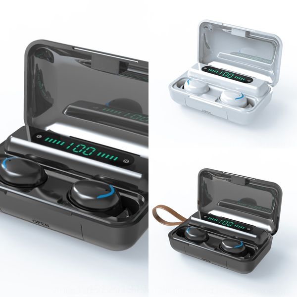 

2bq3 new f9 with wireless digitalled display bank v5.0 earbuds bluetooth headphone with 2000mah power bluetooth headset tws microp