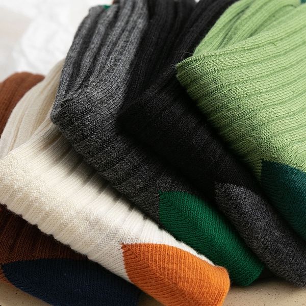 

eca4 box autumn 7-pack new weekday cartoon man casual long cotton socks men039;s stocking no gift summer, White;pink