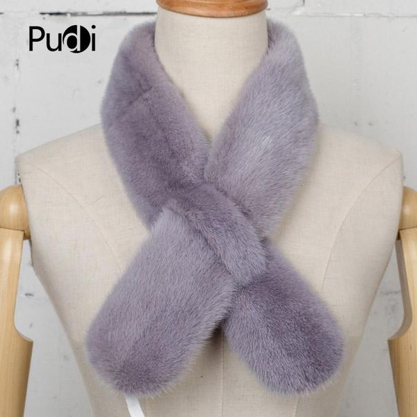 

scarves pudi sf740 2021 winter women's genuine scarf fashion real brand, Blue;gray