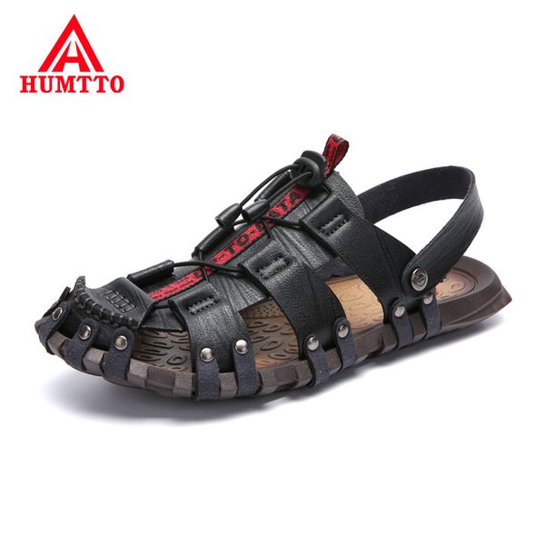 

big size fashion beach sandals men soft non-slip mens casual sandals summer new breathable ourdoor slippers man roman sneakers t200420, Black
