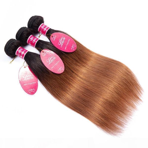 

tb 30 long hairs ombre human hair bulks bundles brazilian hair weave bundles straight body wave for black women fzp221