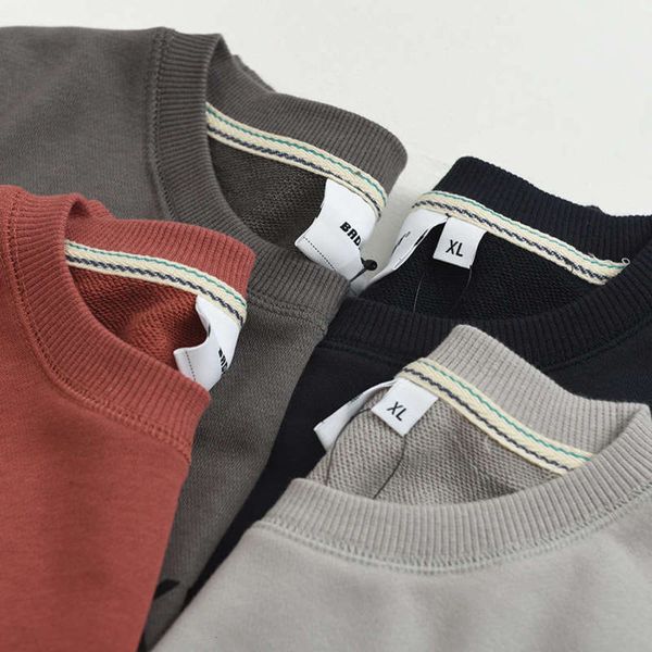 

sports new style men's autumn loose couple's sweater simple letter printed bottoming shirt, Gray