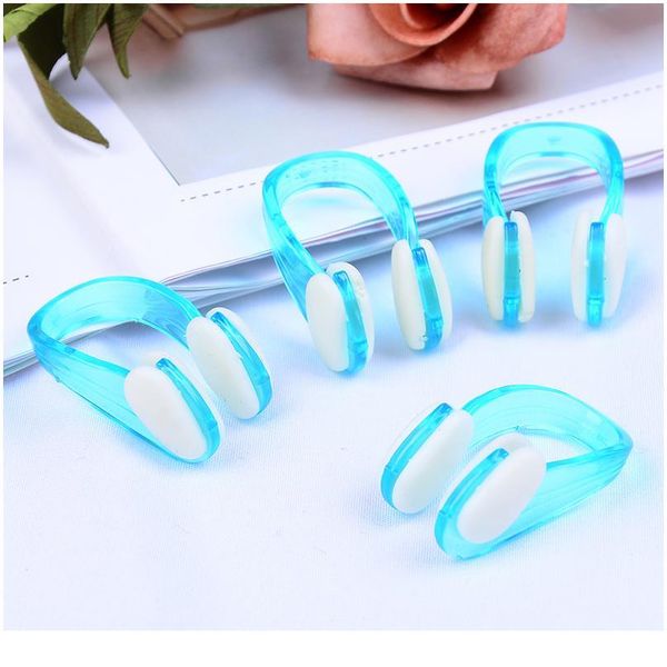 

4pcs durable no-skid soft sile steel wire nose clip for swimming diving water sports swimming nose bbyhla