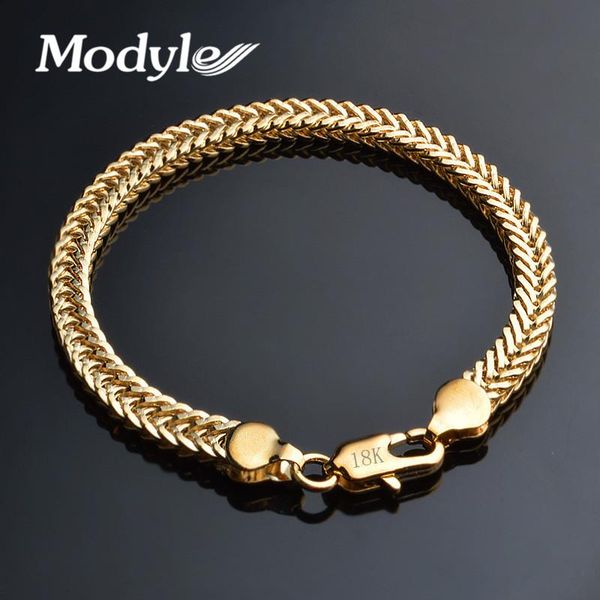 

modyle 2020 новые мужчины прохладный браслет золотой цвет браслет браслет мужской аксессуар hip hop party рок ювелирные изделия, Black
