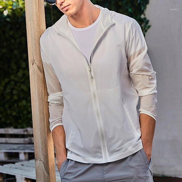 

new men women uv protection coat sunscreen ultra thin breathable hooded for summer wholesale1, Black;brown