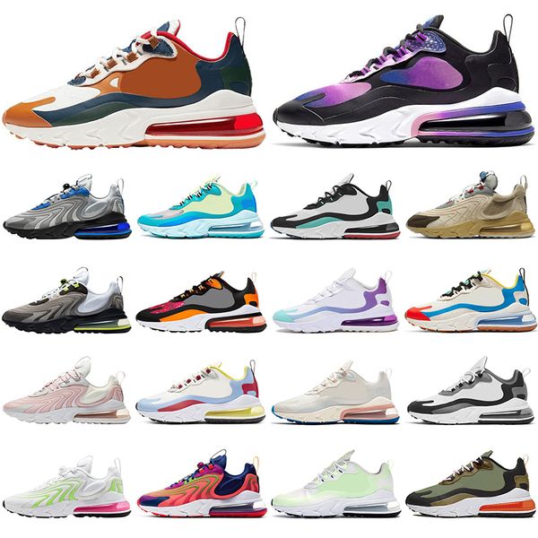

2020 react men running shoes neon black sapphire sliver blue mint green bleached coral women mens trainers runner sport sneakers 36-45