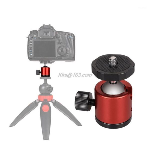 

mini ball head 1/4" screw mount 360 swivel metal stand holder for dslr camera1
