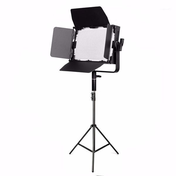 

flash heads gk-j-900s 900 led professional pography studio video light panel camera pographic lighting w / stand1