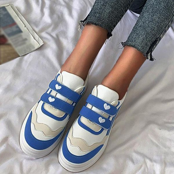 

women vulcanized shoes ladies hook loop pu leather platform shoes female sewing casual fashion footwear girl comfortable, Black