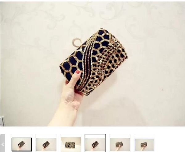 

hbp rhinestones velvet clutch evening bags retro diamond handbags lady chain flap shoulder bag evening party purse dinner clutch aaa003