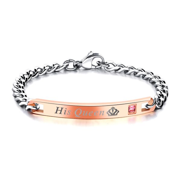 

her bracelets wholesale king couple his for queen woman or men jewelry