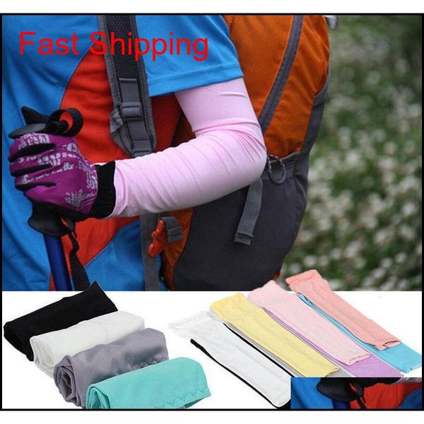 

hicool cooling sleeves sports sun block anti uv protection sleeves driving arm sleeve cooling sleeve covers 2pcs/pair mk0608 3anwu, Black