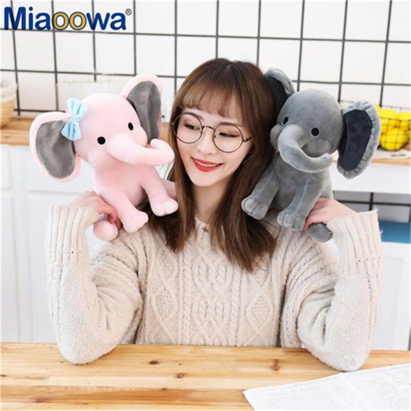 

1 шт. 25 см прекрасный плюшевый слон кукла игрушка детские спальные куклы милый фаршированный слон ребенок сопровождающий куклу xmas подарок