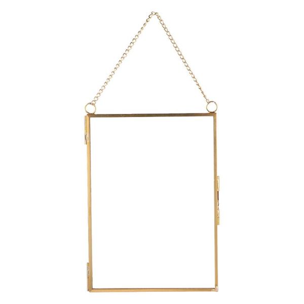 

frames hanging glass po prame specimen clip decorative picture frame holder wall decoration (copper