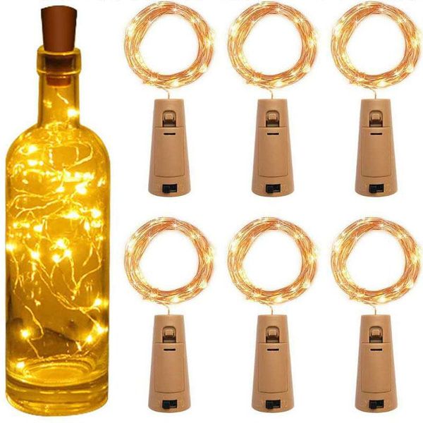 

1m 2m led garland string fairy lights wine cork string lights lamp for glass bottle christmas tree wedding party decoration swy wmthcg