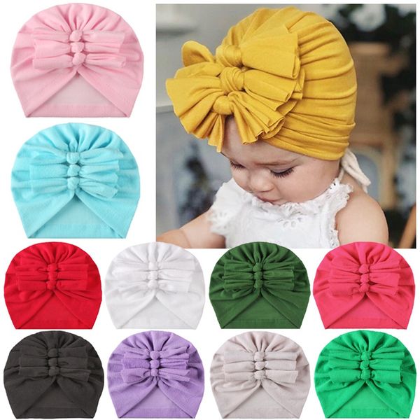 

2021 new baby headband newborn toddler baby girls head wrap turban headbands hair accessories baby gifts for 0-2y 0659, Black;brown