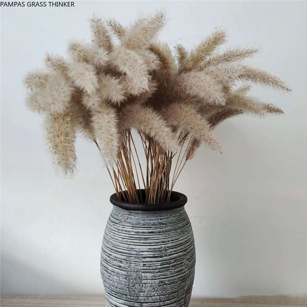 

30 stems chinese pampas grass wedding flower bunch dried home decor fall decoration
