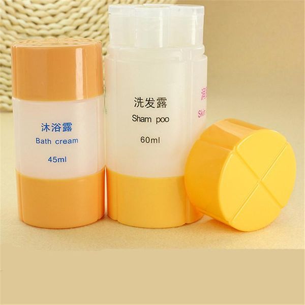 

storage bottles & jars portable plastic travel set makeup empty fillable bottle creative shampoo shower gel cosmetic
