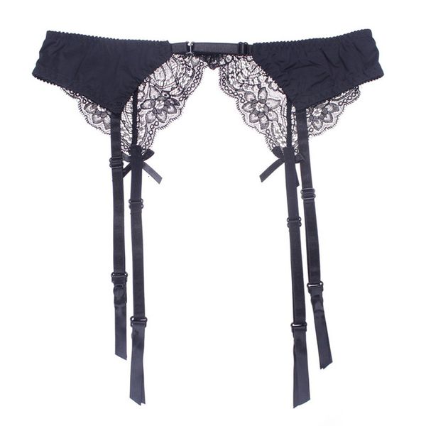 

adjustable stockings suspender women waist belt wedding lace garter enlarge, Black;white