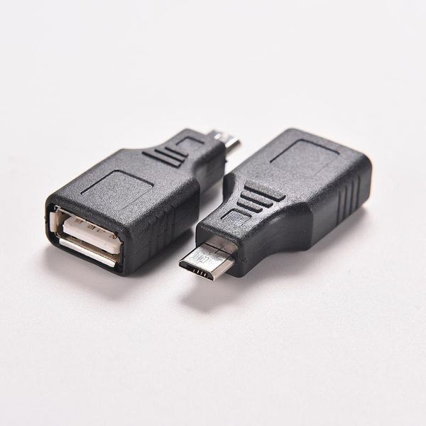 

mini usb usb 2.0 a female to micro/ mini b 5 pin male plug otg host adapter converter connector up to 480mbps black