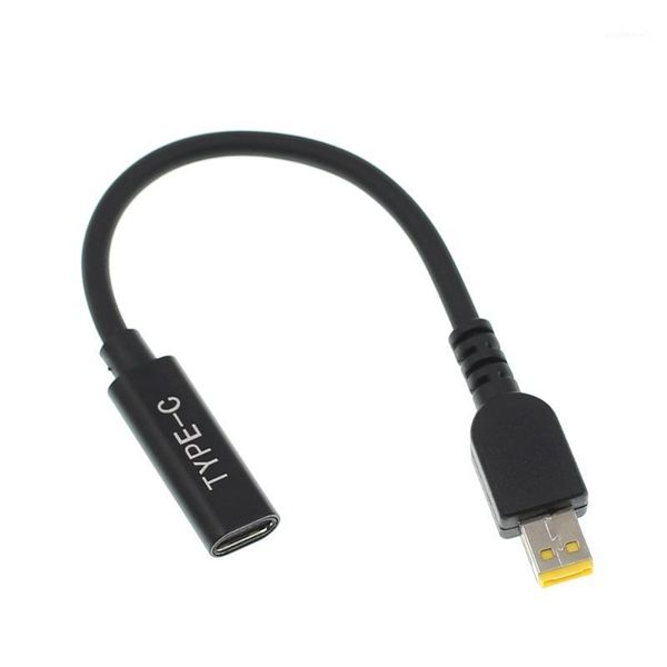 

15cm pd usb-c female to mini slim cable for thinkpad 10 tablet and helix 2 12v power adapter converter cord1