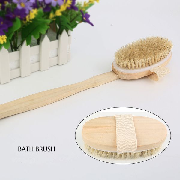 

good quality body brushes soft boiled boar bristles shower wooden back dry skin brush spa massage