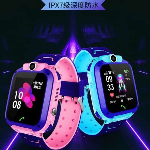 

5 q12 waterproof smart phone watch positioning two way call