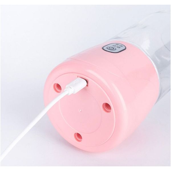 

protable mini juicer cup personal travel blender usb rechargeable 300ml fruit mixing machine juice making appliances f sqczje