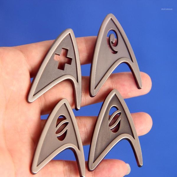 

pins, brooches movie star trek starfleet brooch plated pins badges handmade costume lapel pin command insignia(5 styles)1, Gray