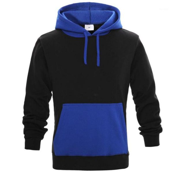 

eu size 2021 new style europe and america men trend large size fleece hoodie coat casual sports hoodie1, Black
