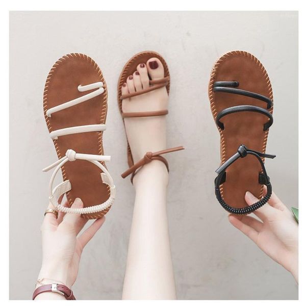 

women's shoes trendy beach seaside holiday roman shoes1, Black