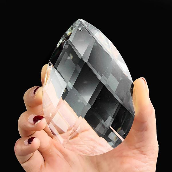 

100 мм reseau grid crystal clear crystal стекло висит кристаллы призма diy подвеска ченджир солнцезащитный домашний свадебный декор аксессуа