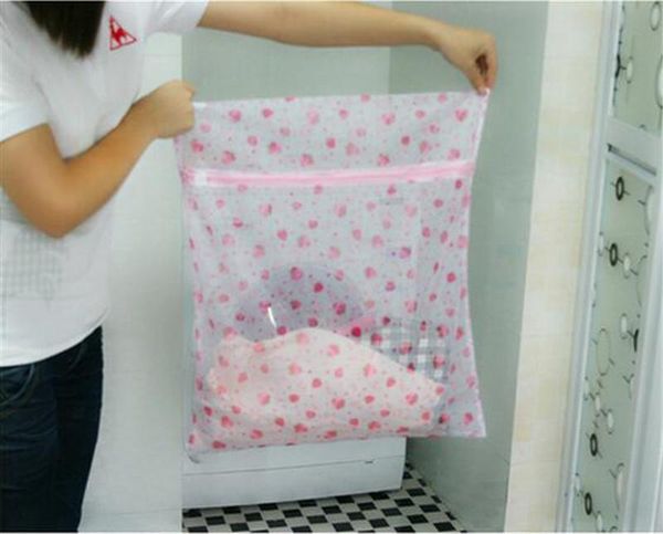 

laundry bags 1pc clothes washing machine bag with zipper basket mesh household cleaning tools accessories wash care