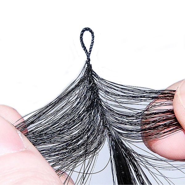 Новый продукт шнур микро -петли наращивание волос прямые 100% человеческие волосы мягкие связи устанавливают легкие #1b натуральный черный невидимый комфорт