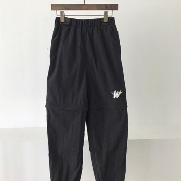 

we11 detachable long and short leisure sports functional pants with a sense of science and technology, Black;green