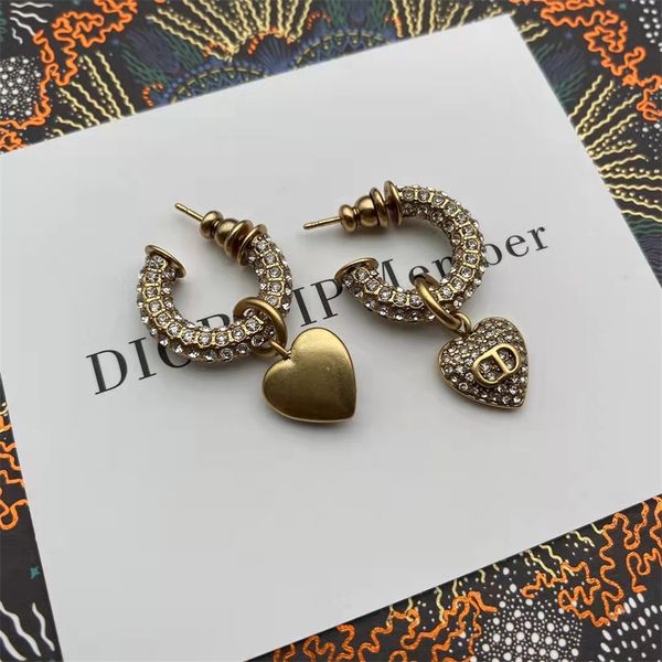 

advanced caring earrings female back hanging rhinestone tassel s925 silver needle