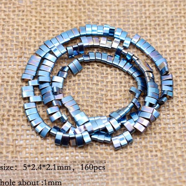 

натуральные каменные бусины матовая красочные минеральные два отверстия hematite beas cable spacer bears для ювелирных изделий подарок подар