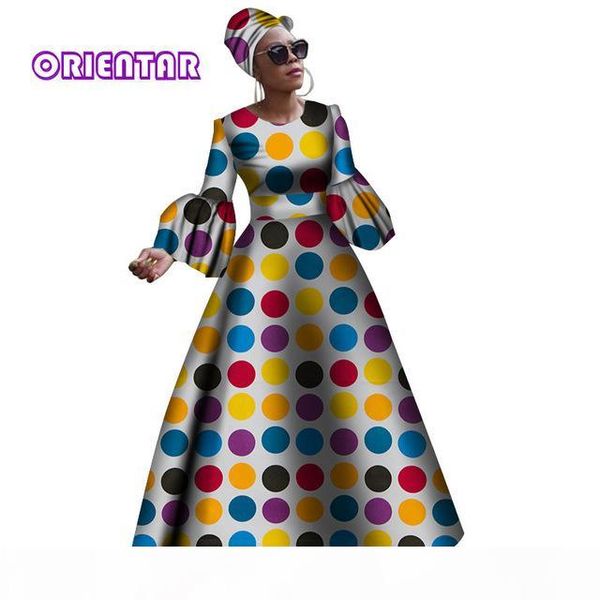 

2020 африканские платья для женщин новый африканский dashiki rche платье для женщин африка женщины длинные рукава вечеринка платье плюс разм, Black;gray