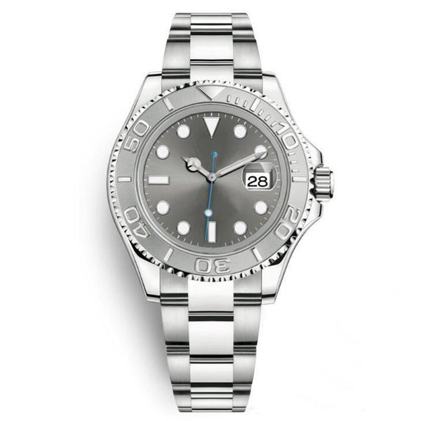 

high men watch mens bigger date mirror automatic watch mechanical movement bussines men watches steel rubber sports original wristwatch, Slivery;brown