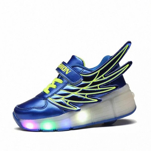

roller skate tennis shoes for kids boy girl led light wheel sneakers with on wheels children boys girls glowing roller sneakers #ws9e