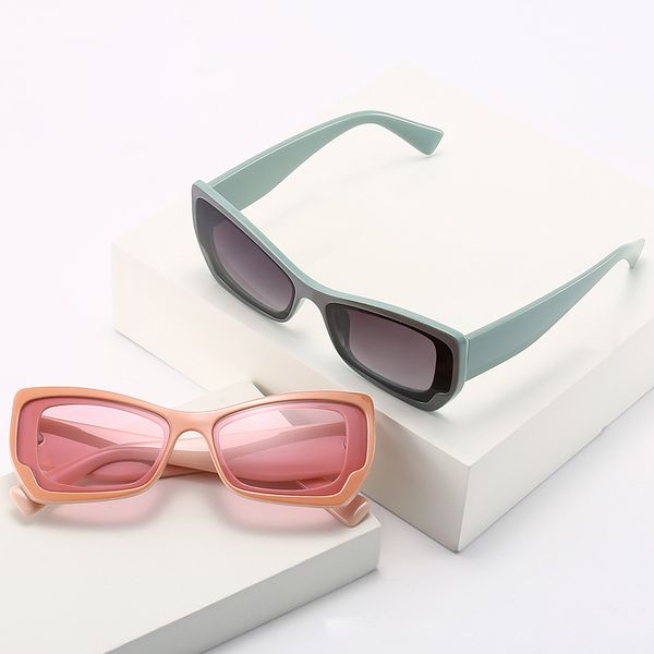 

retro small frame trendy sunglasses fashion design beach driving travel men women universal .lens frames various colors available, with box, White;black