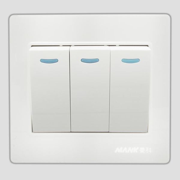 

smart power plugs universal 3 gang 2 way push button safety steel frame wall switch triple panel three open single control 250v 10a