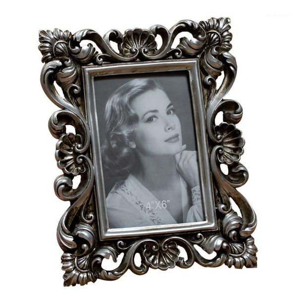 

retro vintage rose resin p frame picture frame home decor 4'' x 6''1