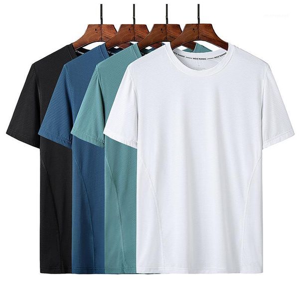 

men's t-shirts plus size 6xl, 7xl, 8xl t-shirt men's round neck fashion summer short-sleeved & tees casual brand1, White;black