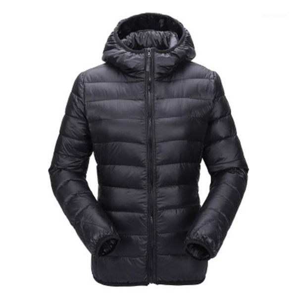 

women's down & parkas zogaa womens autumn winter jacket ultra light women windproof warm clothes packable coat plus size parkas1, Black