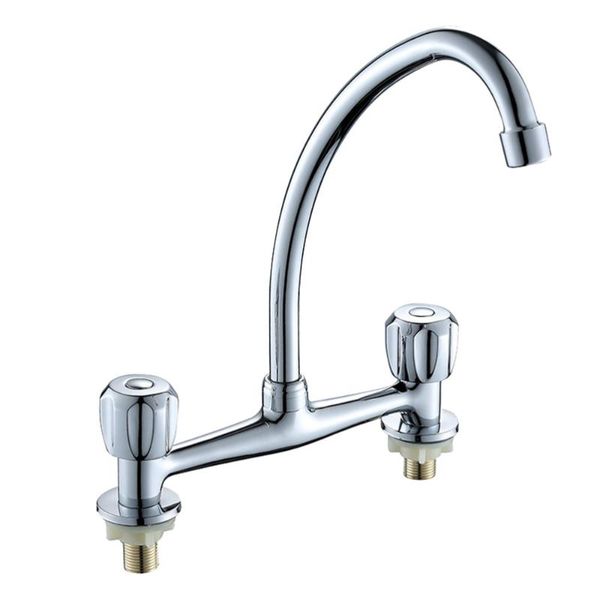 

1pc copper bathroom double hole cold home supplies
