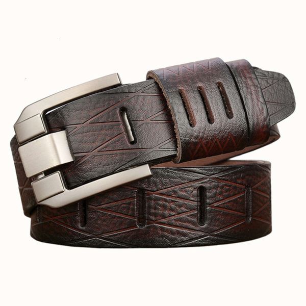 

domineering wide men's genuine leather jeans casual pin buckle belt, Black;brown