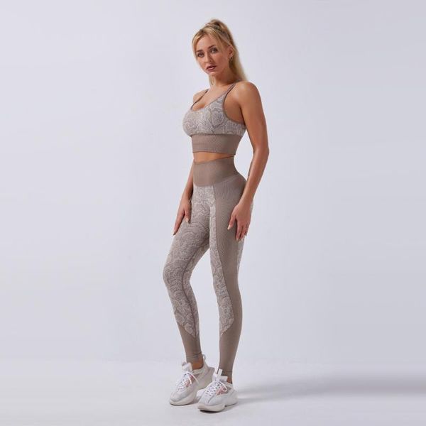 

oem women jacquard skinny compression bra sports set fitness two piece high waist pant suit, White;red